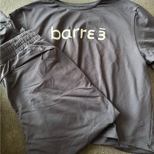 Barre3 Jogger Set | Top is Small and bottoms are XS